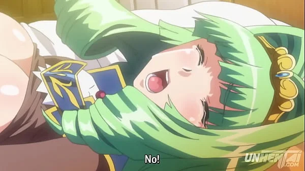 Hentai – Young Busty Teen with Green Hair Fucked Roughly [Uncensored] [Subtitled]