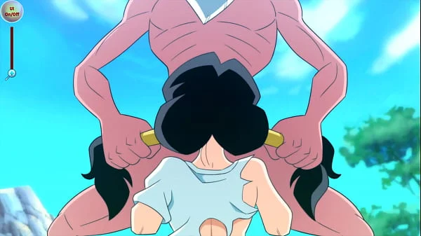 Kame Paradise 3 - Videl sucks a big dick (Videl sex scene)